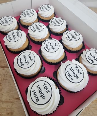 Custom Edible Image Cupcakes
