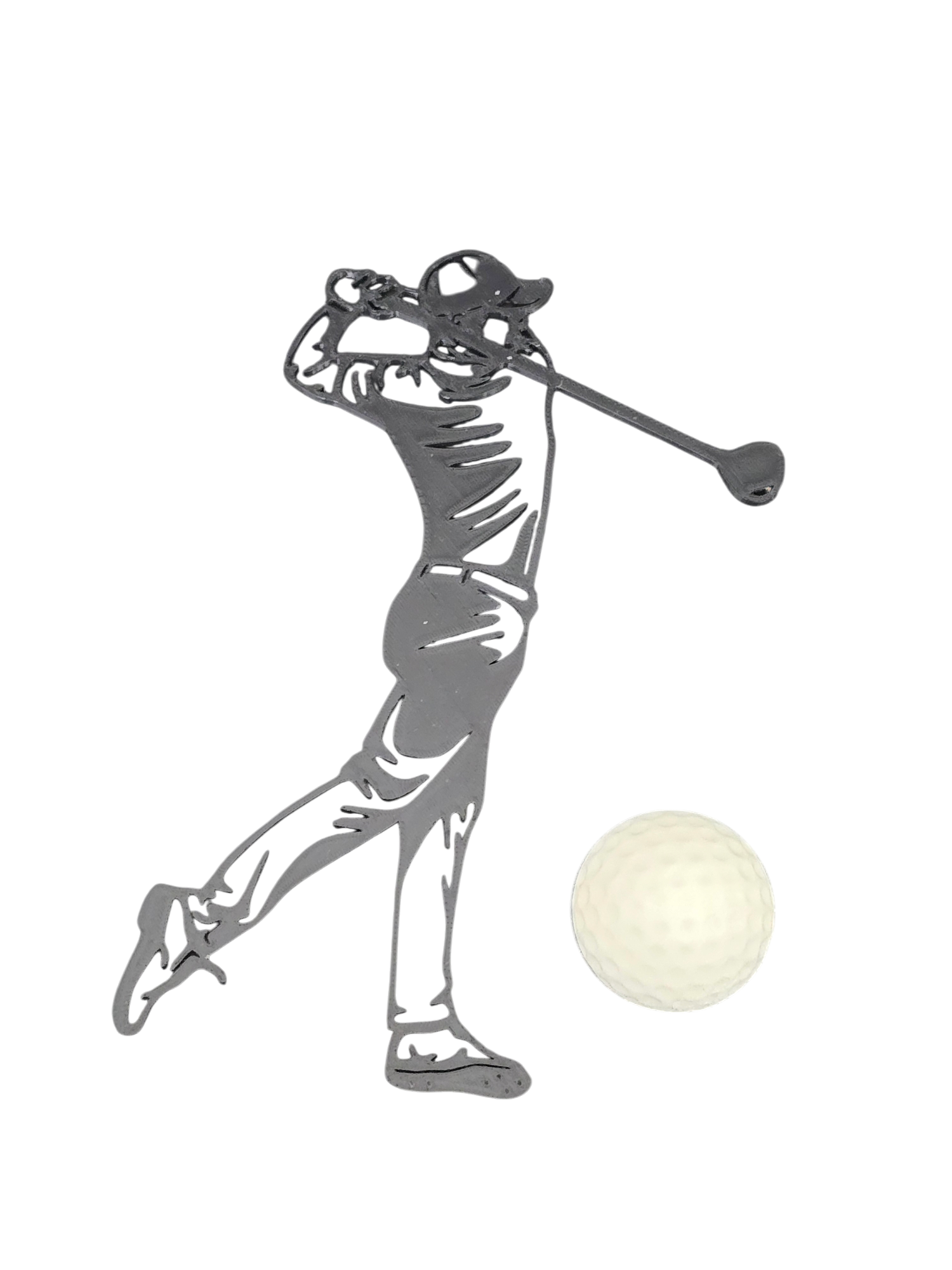 Mad Swing Golfing Cake Topper